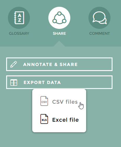 analytics tools export