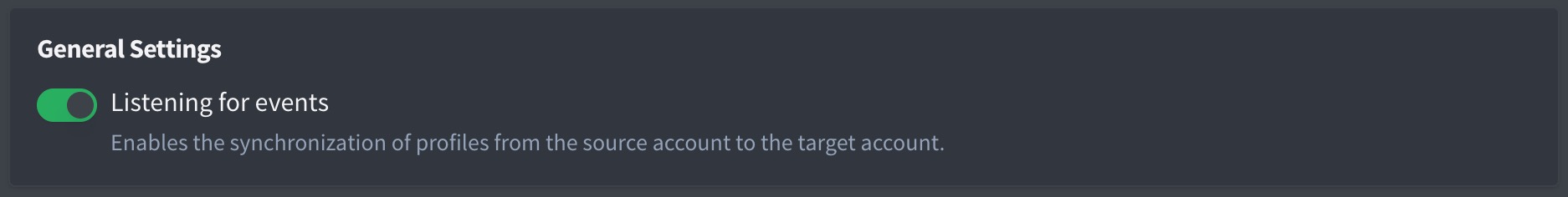 ice mapping general settings