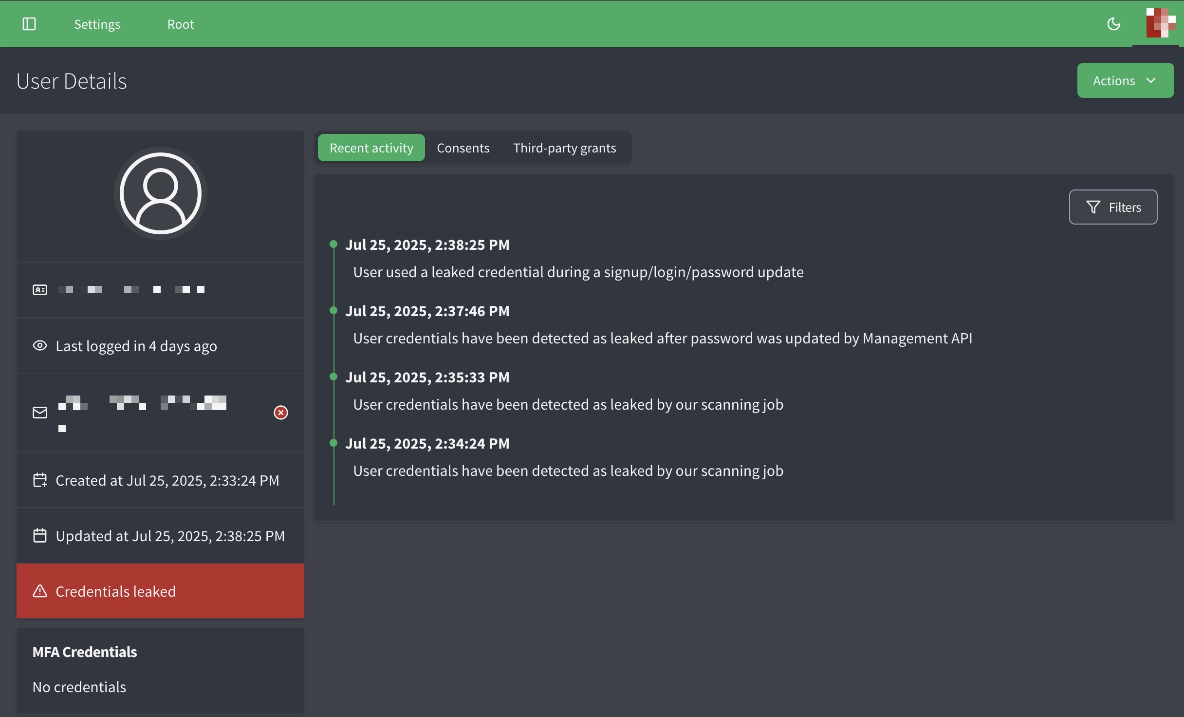 2139 recent activity