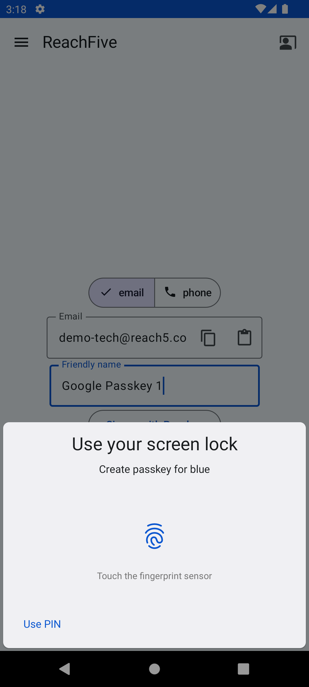 passkeys signup 3