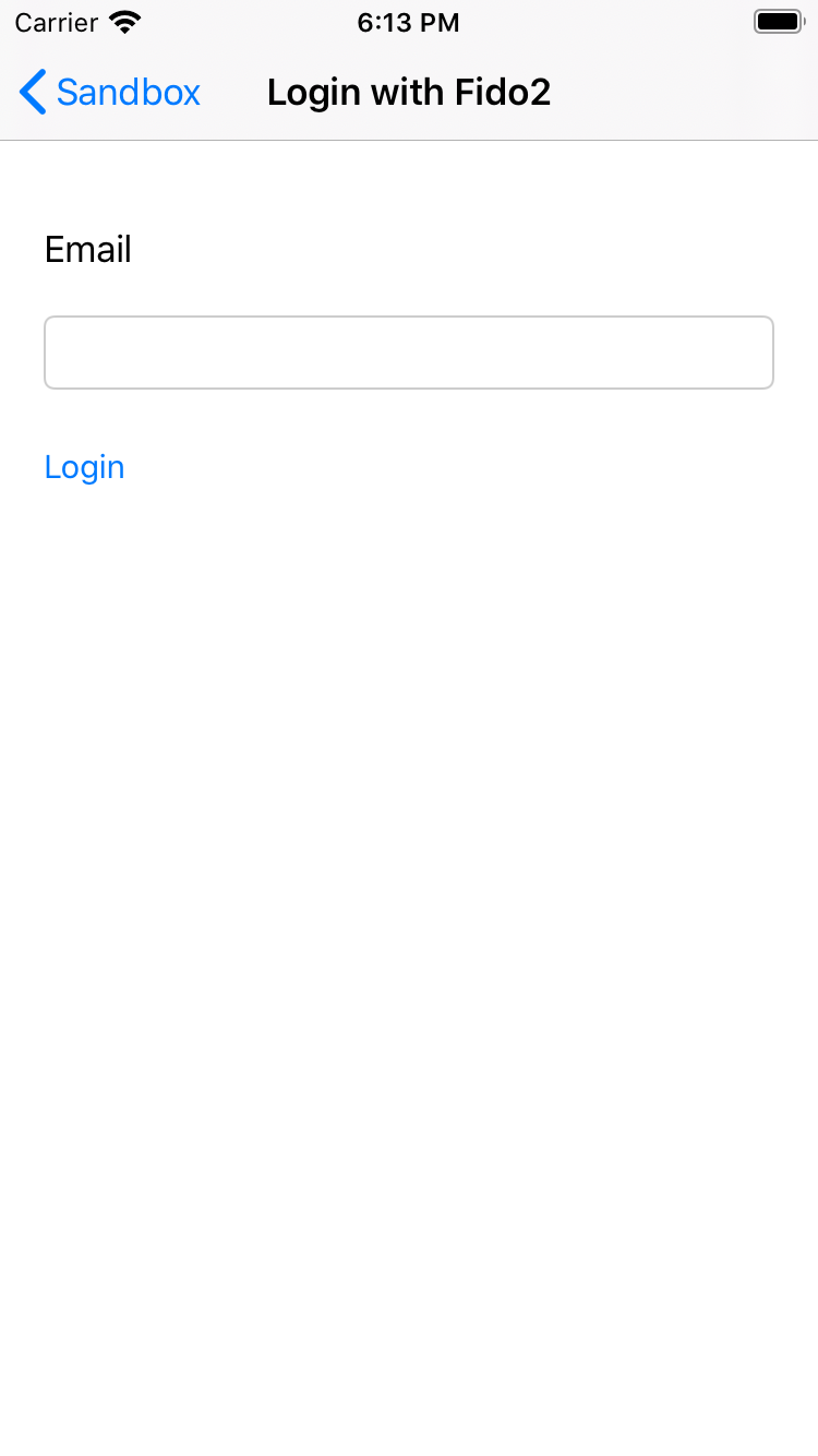 webauthn login
